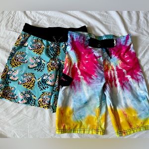 Lot 2 Med Boy board shorts Maui Jim / Hurley